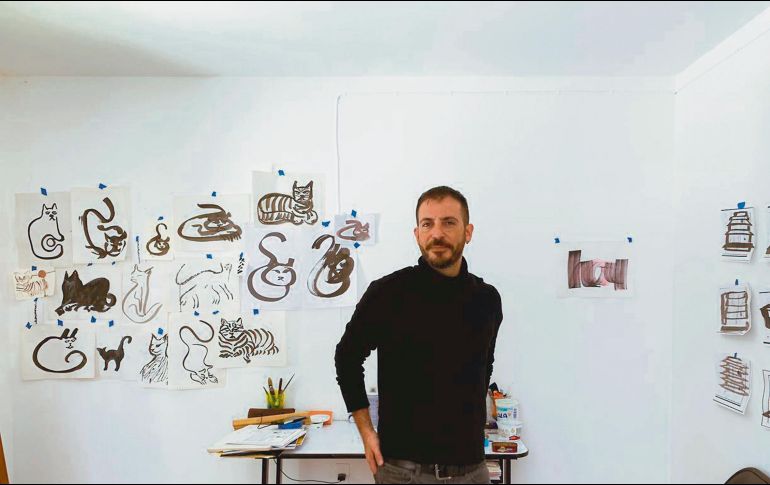 SINCLAIR CASTRO. El artista afirma que la pandemia ha obligado a pensar de forma distinta la exposición, venta e incluso la creación del arte. CORTESÍA