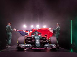 El AMR21 estará pilotado por el cuatro veces campeón del mundo de Fórmula Uno Sebastian Vettel y el joven Lance Stroll. Aston Martin / D. Fraser