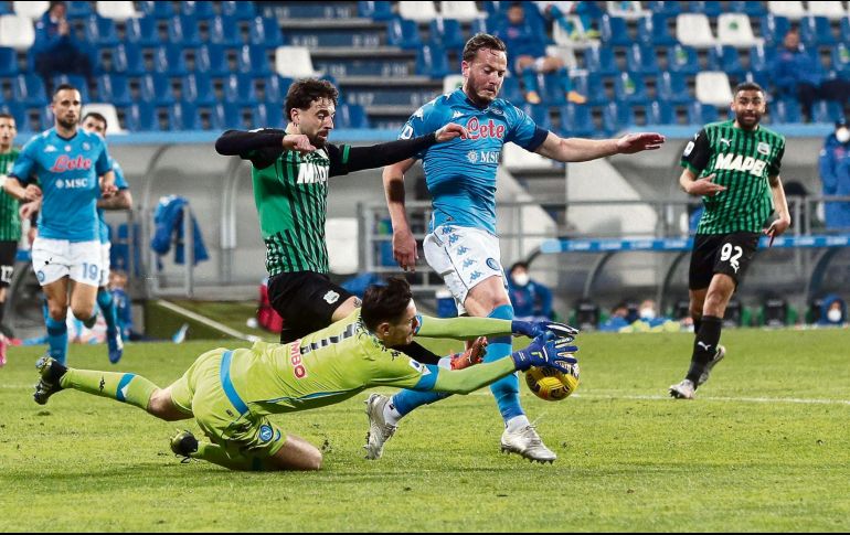 BAJAN. Los napolitanos se ubicaron en la sexta posición general. EFE