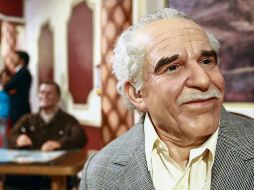 “El Gabo”. La figura del afamado escritor colombiano forma parte de la colección que se encuentra en los pasillos. EL INFORMADOR • F. Atilano