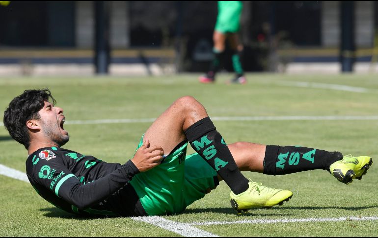 Las cámaras capturaron el pie izquierdo de Ruiz volteado, mientras intentó pedir ayuda médica. Imago7 / R. Vadillo