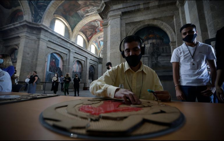 Desde ayer este recinto cuenta con material que facilitará la visita a personas con discapacidad auditiva y visual. EL INFORMADOR/F. Atilano