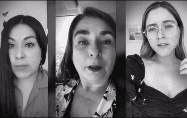 En un video de un minuto con 44 segundos, las morenistas advirtieron que no pueden quedarse calladas. TWITTER/ @SLVillavicencio