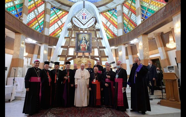 Francisco pidió el compromiso de la comunidad internacional para llevar la paz a Iraq y todo Oriente Medio, 