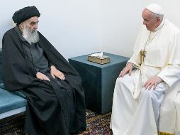 Tras el encuentro, el primer ministro Mustafa al-Kadhimi declaró el 6 de marzo Día Nacional de la Tolerancia y la Coexistencia en homenaje al evento, que calificó de ''histórico''. AP / Vatican Media