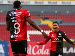 Renato Ibarra festeja el segundo gol del encuentro. IMAGO7/F. Meza