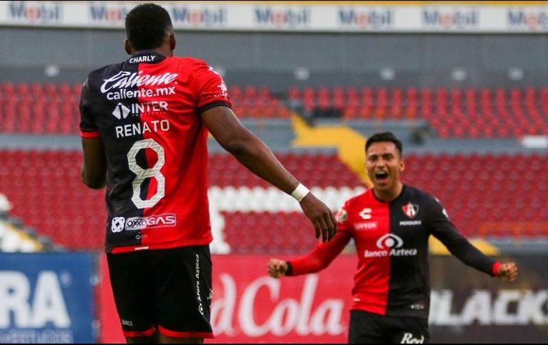 Renato Ibarra festeja el segundo gol del encuentro. IMAGO7/F. Meza