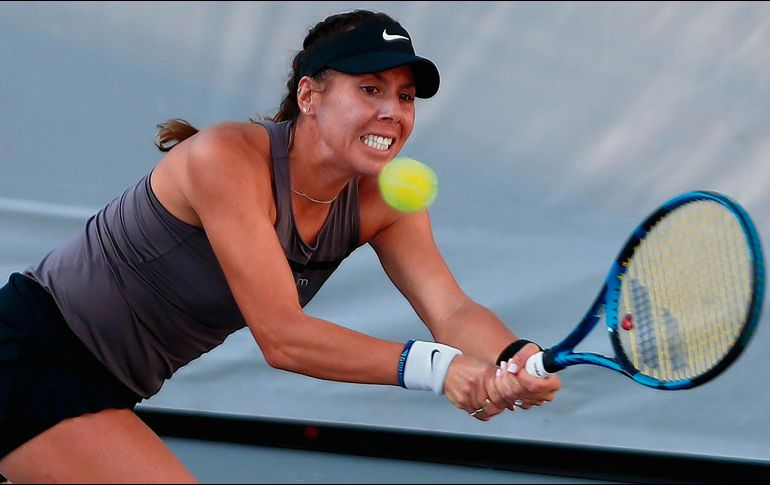 DENTRO. Giuliana Olmos superó ayer su juego de calificación y se instaló en el cuadro principal. CORTESÍA/ABIERTO DE ZAPOPAN