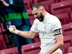 Y DE PRONTO APARECIÓ. Cuando parecía inevitable el triunfo del Atleti, Karim igualó el juego. AFP