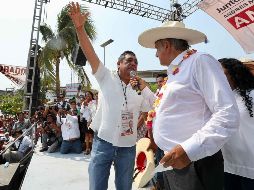Salgado Macedonio es partidario de la 4T que encabeza AMLO; el Presidente se ha negado a pronunciarse en contra del candidato. SUN / ARCHIVO