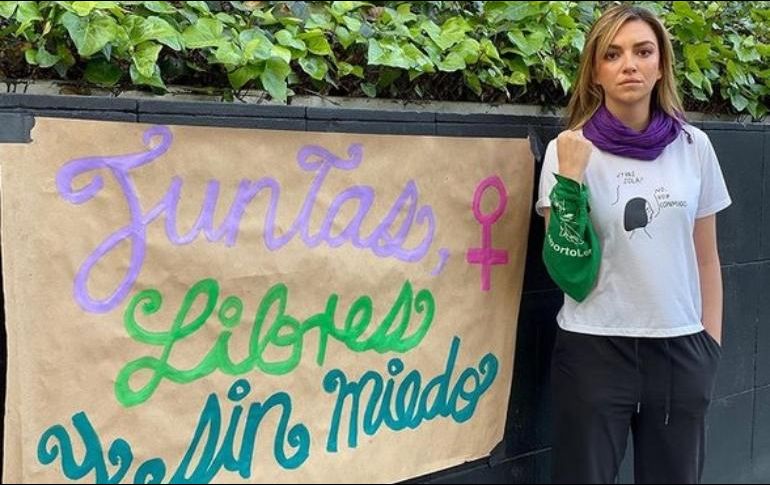 Regina Blandón se manifestó en el Día Internacional de la mujer. INSTAGRAM / reginablandon