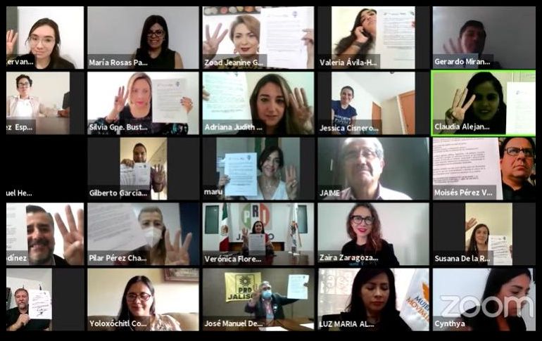 Con la firma, los partidos se comprometieron a impulsar la cultura de la denuncia y asegurar el acceso a la justicia. ESPECIAL