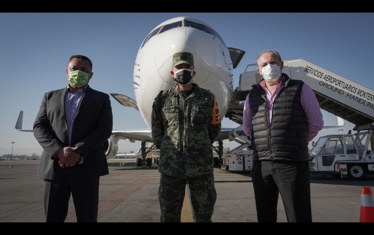 Llegan a Guadalajara 108 mil 225 dosis de vacunas antiCovid que se aplicarán en días próximos en la Zona Metropolitana. ESPECIAL