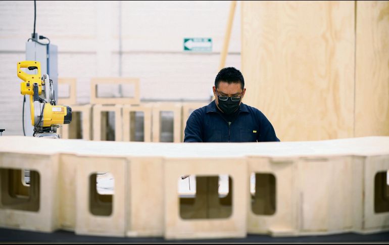 DETALLES. El avance de construcción y acondicionamiento del taller ya tiene un avance del 80 por ciento. CORTESÍA • Taller del chucho