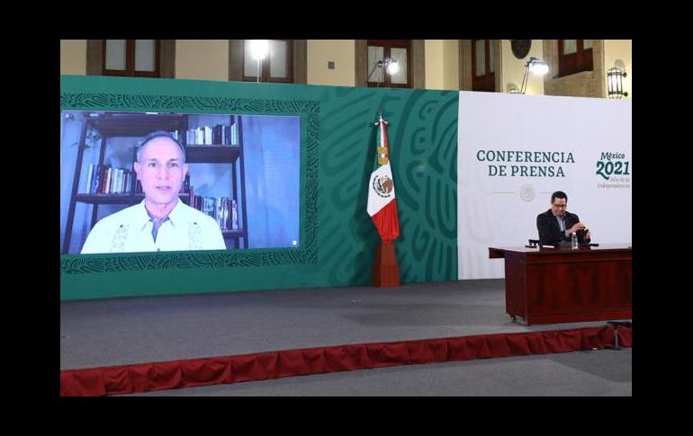 López-Gatell dijo que no podrá integrase este jueves a sus actividades normales como tenía planeado. SUN