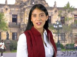 Juncal Solano fue quien cuestionó al gobernador de Jalisco sobre el endeudamiento del Estado justo frente al Presidente López Obrador, cuando éste realizó una visita a la entidad en julio del 2020. TWITTER / @juncalssolano