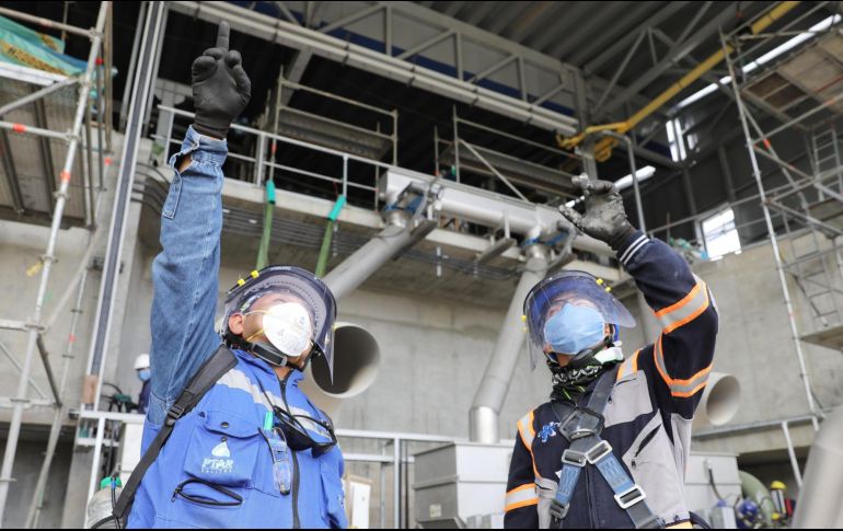 La construcción es la que reporta el mayor dinamismo, con un aumento mensual de 1.5% en enero de 2021. EFE/ ARCHIVO