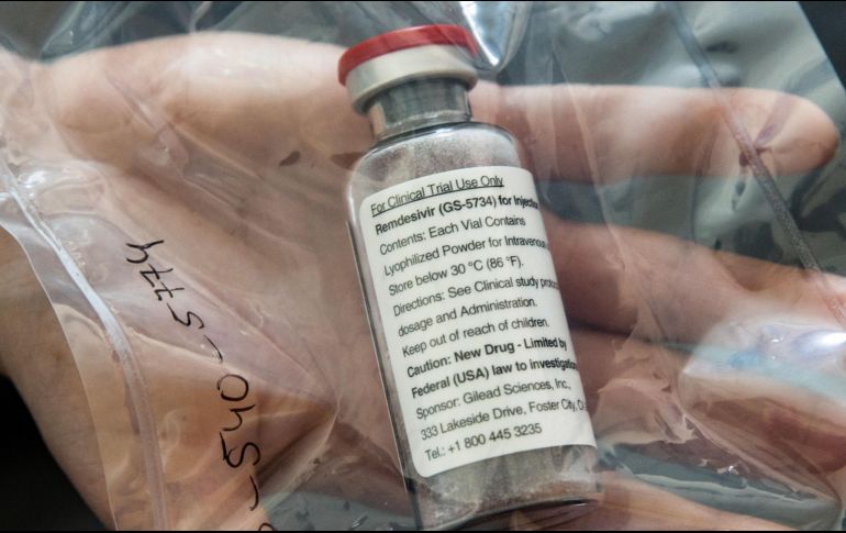 La Cofepris señala que se acotó la indicación terapéutica para evitar un mal uso del Remdesivir, incluyendo especificaciones para su prescripción. AFP / ARCHIVO