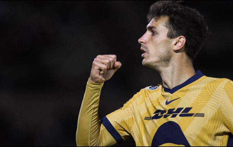 Juan Dinenno. El argentino anotó el de la igualada para Pumas. IMAGO7/J. Zmora