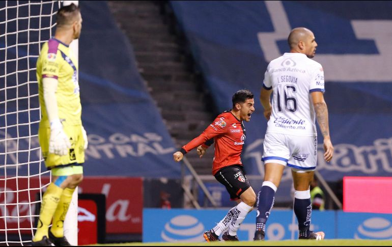 Rocha celebra tras conseguir el tanto de la victoria para los Zorros. IMAGO7/I. Medina