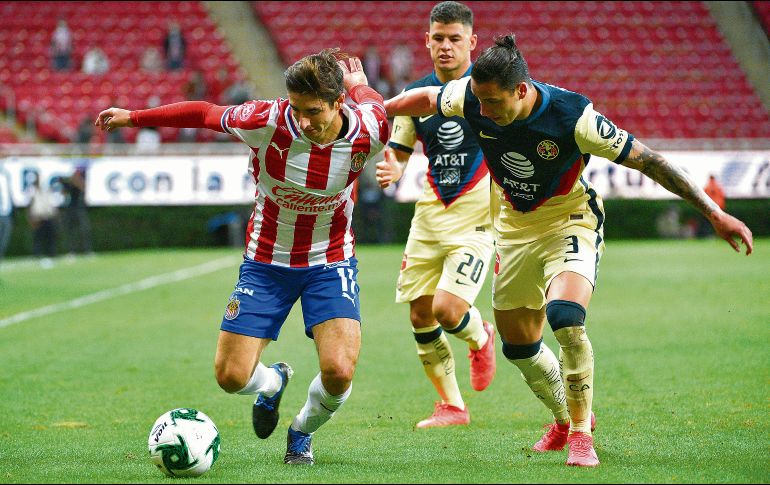 Del año 2010 que se inauguró el estadio Akron hasta la fecha, Chivas y América se han enfrentado en 13 ocasiones. IMAGO7 / ARCHIVO