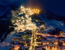 Niseko. El pueblo luce espectacular por las noches. ESPECIAL