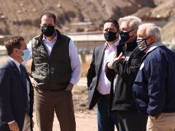 Congresistas republicanos en un recorrido privado por la franja fronteriza en El Paso, Texas. EFE/J. Rosales