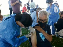 PLAN.  En tan sólo dos días de la jornada de vacunación  ya se aplicaron seis mil dosis en el Centro Universitario de Tonalá. EL INFORMADOR •  F. Atilano