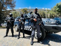 La Policía de Guadalajara se coordina con elementos estatales para el cuidado de los atletas y del público en general. ESPECIAL