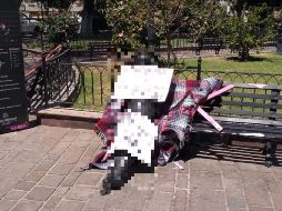 El cuerpo fue abandonado alrededor del mediodía de este jueves. ESPECIAL