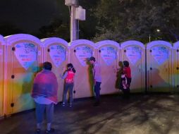 En cada módulo de vacunación se instaló un centro de orientación a la ciudadanía, un punto de hidratación y baños. ESPECIAL/Ayuntamiento de Guadalajara