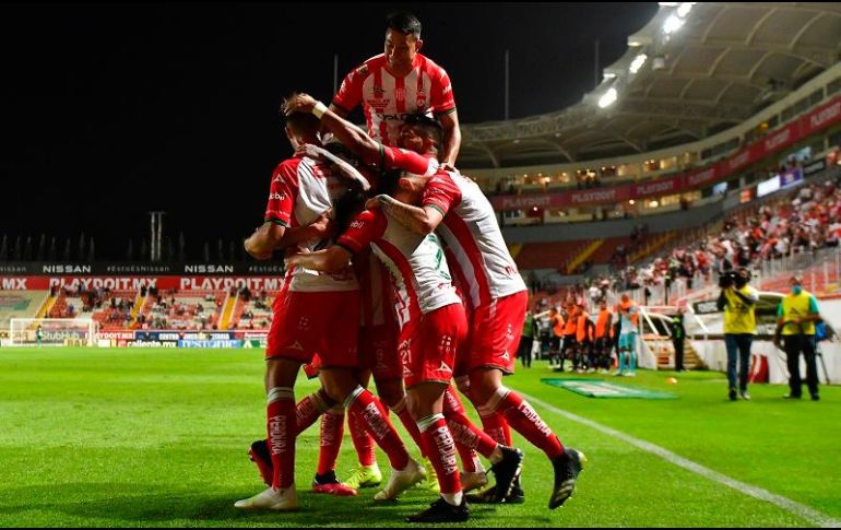 El Necaxa llega a 10 puntos, mientras que los Bravos se queda en nueve unidades. IMAGO7/S. Miranda