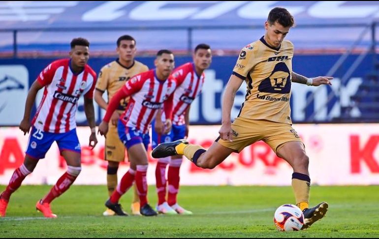 Tras el resultado, los Pumas dejan el sótano para sumar 12, mismos puntos que tiene el San Luis. IMAGO7/S. Miranda