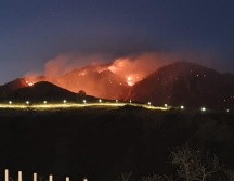 La alerta por el fuego se recibió hacia las cinco de la tarde de este sábado. ESPECIAL