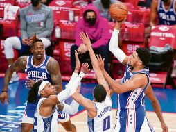 PROTAGONISTA. Tobias Harris anotó 29 puntos a los Kings de Sacramento. AP