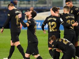 El Barça, apremiado por los triunfos del Real Madrid y Atlético, salió dominador desde el primer minuto. AFP / A. Gillenea