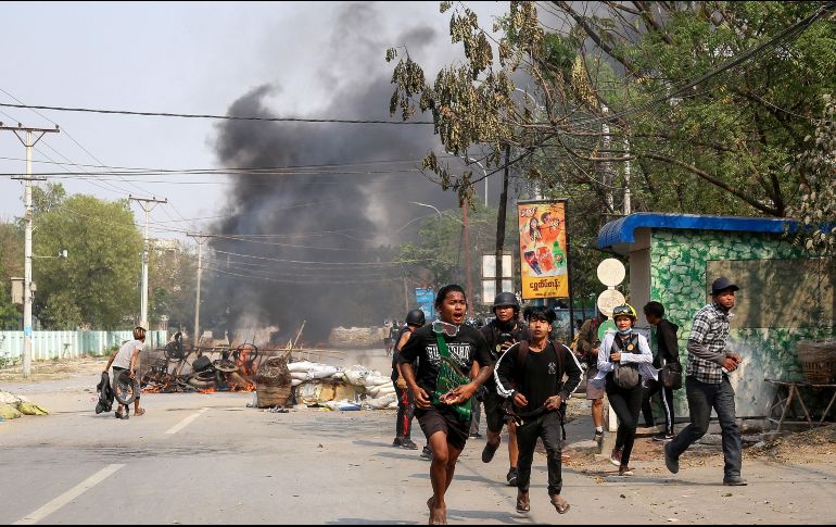 El Ejercito birmano ejecutó un golpe de Estado con la excusa de un supuesto fraude electoral en los comicios del pasado noviembre. EFE /