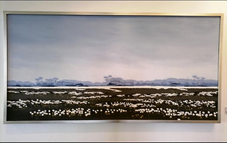 ESPACIO Y LUZ. Su obra se caracteriza por planos texturizados para observar el horizonte. CORTESÍA/ Galería mimí Mendoza