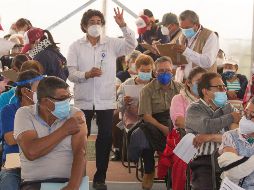 La semana pasada llegaron a México un millón de vacunas producidas por el laboratorio chino Sinovac. XINHUA/S. Chávez