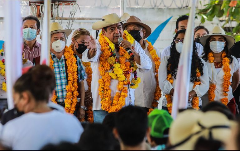 La Comisión de Fiscalización del INE propuso retirar la candidatura a Salgado Macedonio debido a que presentó sus gastos de precampaña en cero y a destiempo. EFE/D. Guzman