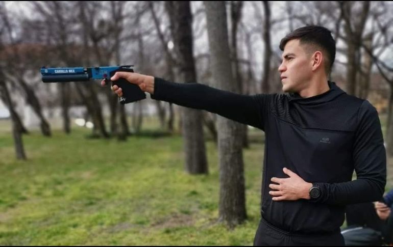 Fue este jueves cuando Carrillo clasificó con un total de 1 mil 152 puntos. TWITTER / @CONADE