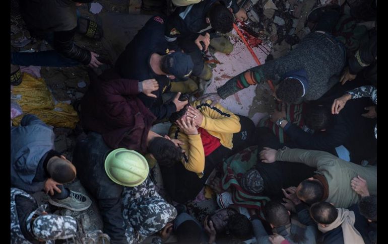 El derrumbe de edificios no es algo inusual en Egipto, donde la construcción de mala calidad es una constante. EFE/M. Hossan