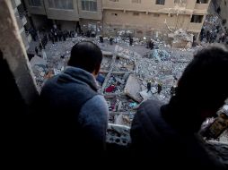 El derrumbe de edificios no es algo inusual en Egipto, donde la construcción de mala calidad es una constante. EFE/M. Hossan