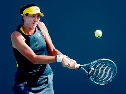 EN RITMO. Garbiñe busca su segundo torneo consecutivo tras ganar en Dubái. AFP