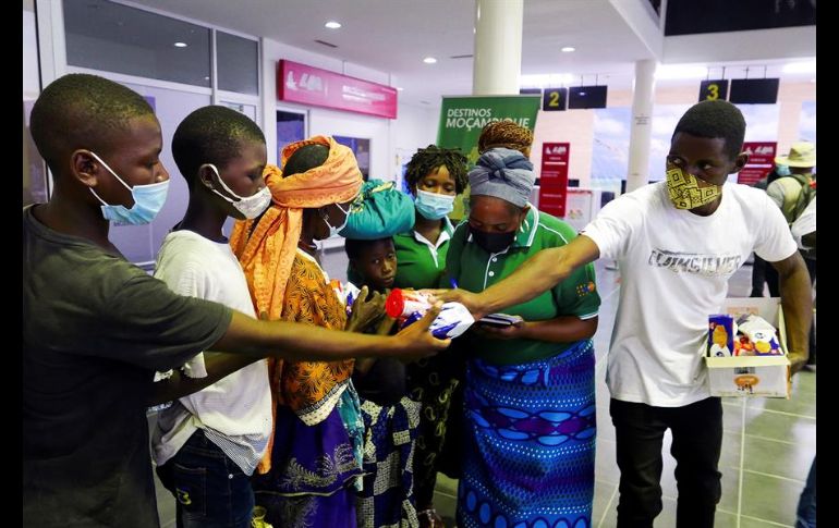 Los desplazados están arribando a Mueda y otras localidades de Cabo Delgado. EFE/L. Fonseca