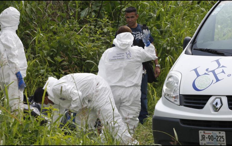 La fosa fue localizada el mes de marzo del 2020 cuando agentes estatales llegaron al sitio. EL INFORMADOR /ARCHIVO