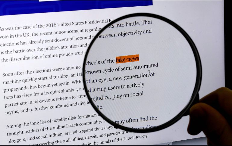 Muchos medios, sobre todo de EU, comparten noticias en tono jocoso que, sin embargo, pueden ser confundidas como noticias falsas (''fake news''). AFP / ARCHIVO