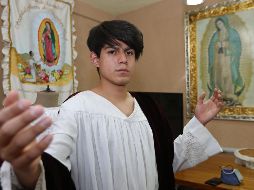 Brandon Rodrigo Neri representara a Cristo en el viacrusis en Iztapalapa. 