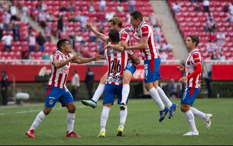 Chivas está en el decimoquinto lugar de la tabla general con 13 puntos. EFE / ARCHIVO