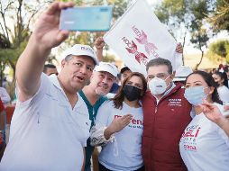 Carlos Lomelí Bolaños estuvo en la Colonia 18 de Marzo. ESPECIAL